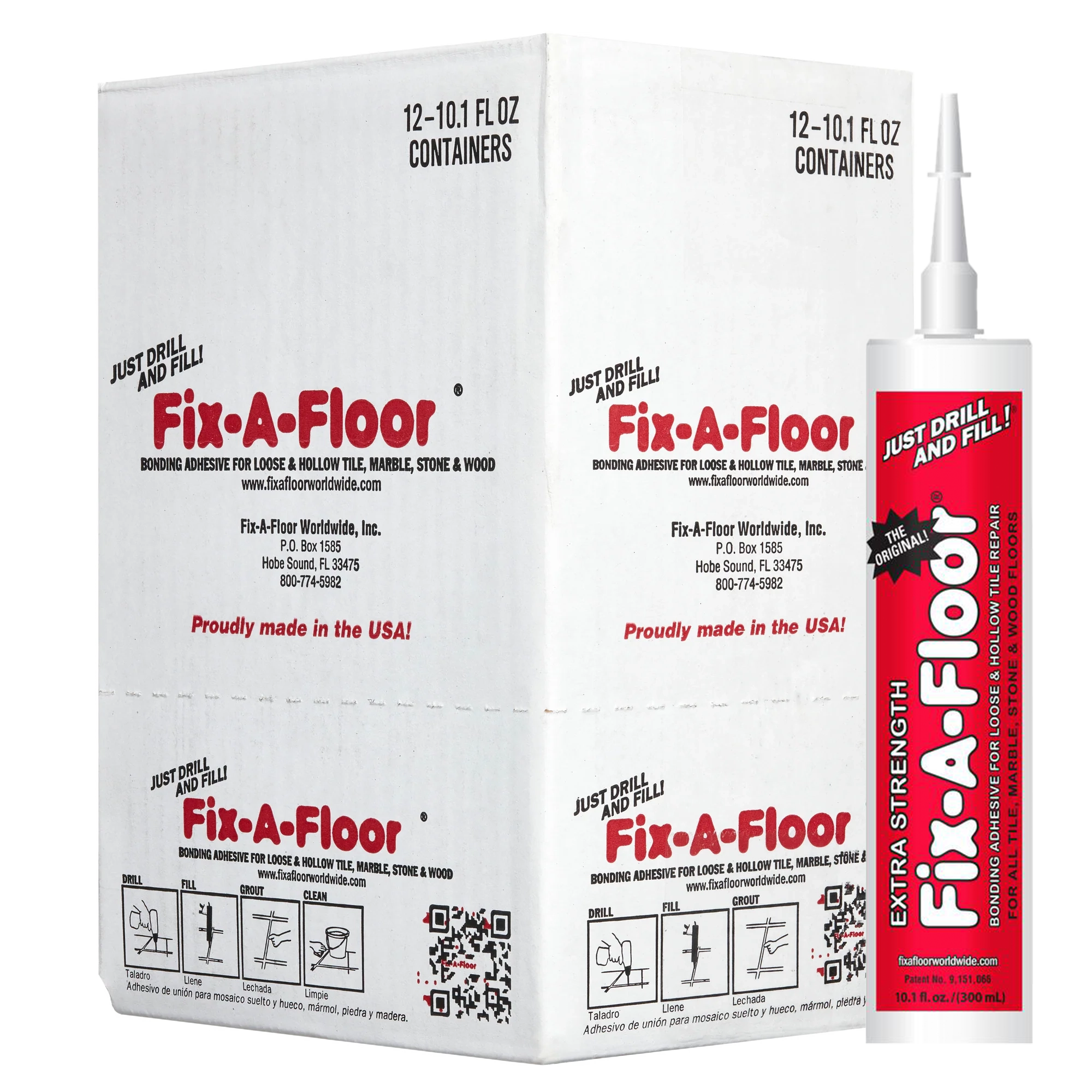 FIX-A-FLOOR פיקס-א-פלור מארז 12 יחידות